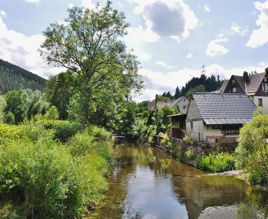Flair-Hotel Waldfrieden Oberweißbach Esterno foto